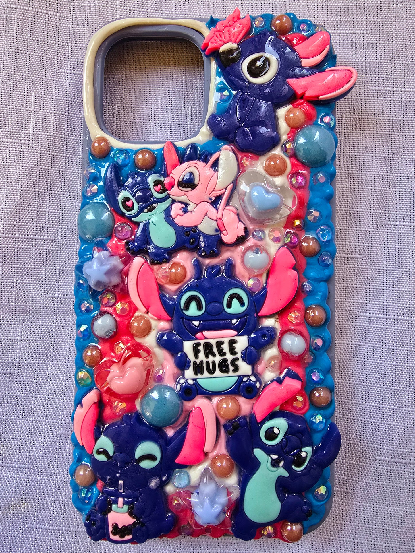 Handmade iPhone 12 and iPhone 12 Pro Phone Case | Unique, High-Quality, Artistic Design (PC18)