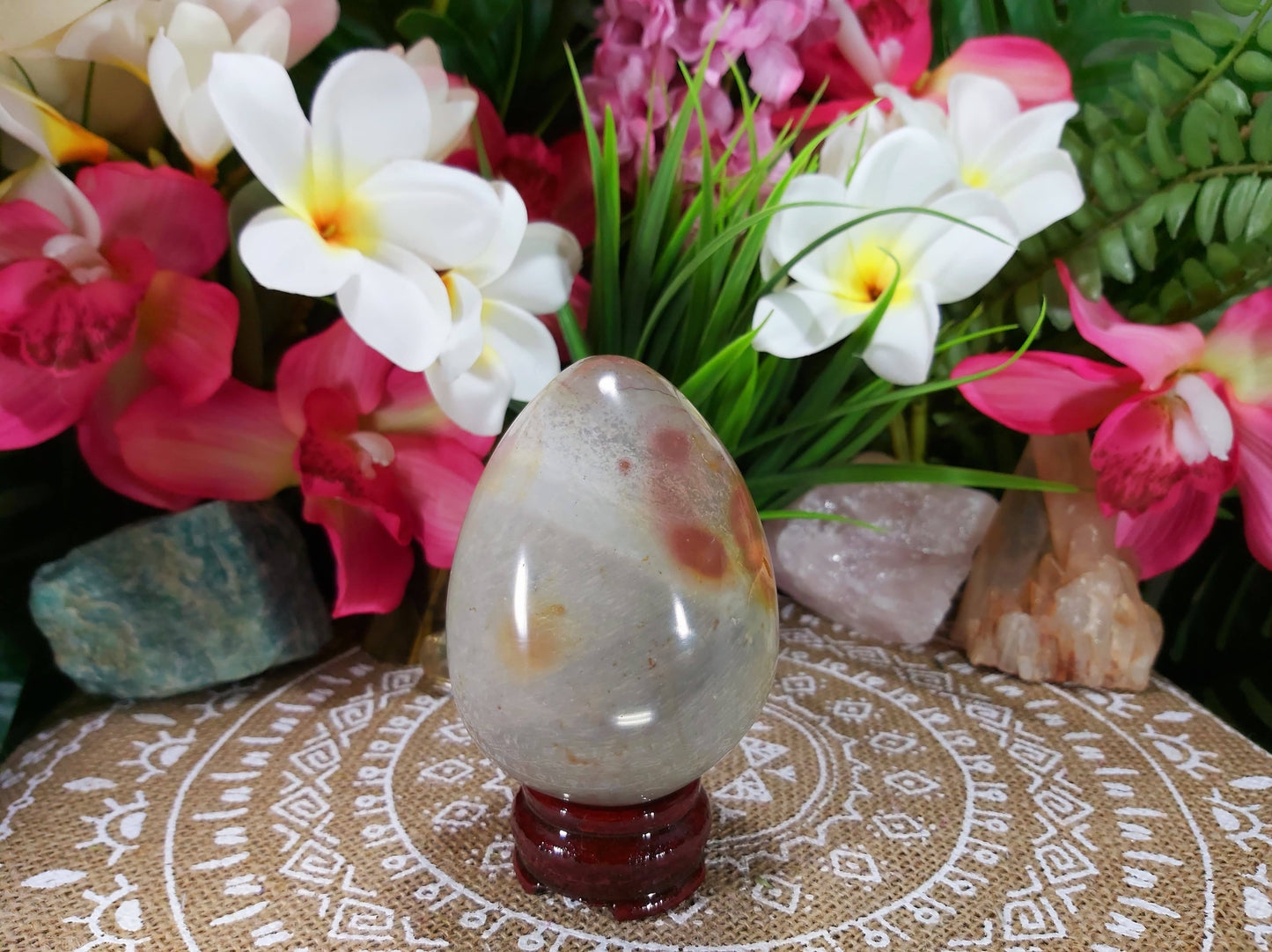 Ocean Jasper Crystal 505 gms (GEM13)