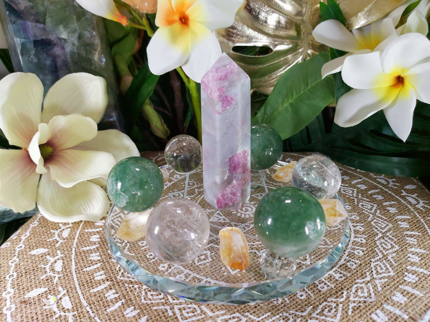 Divine Personal Power Crystal Grid Including 13 Crystals (#4)