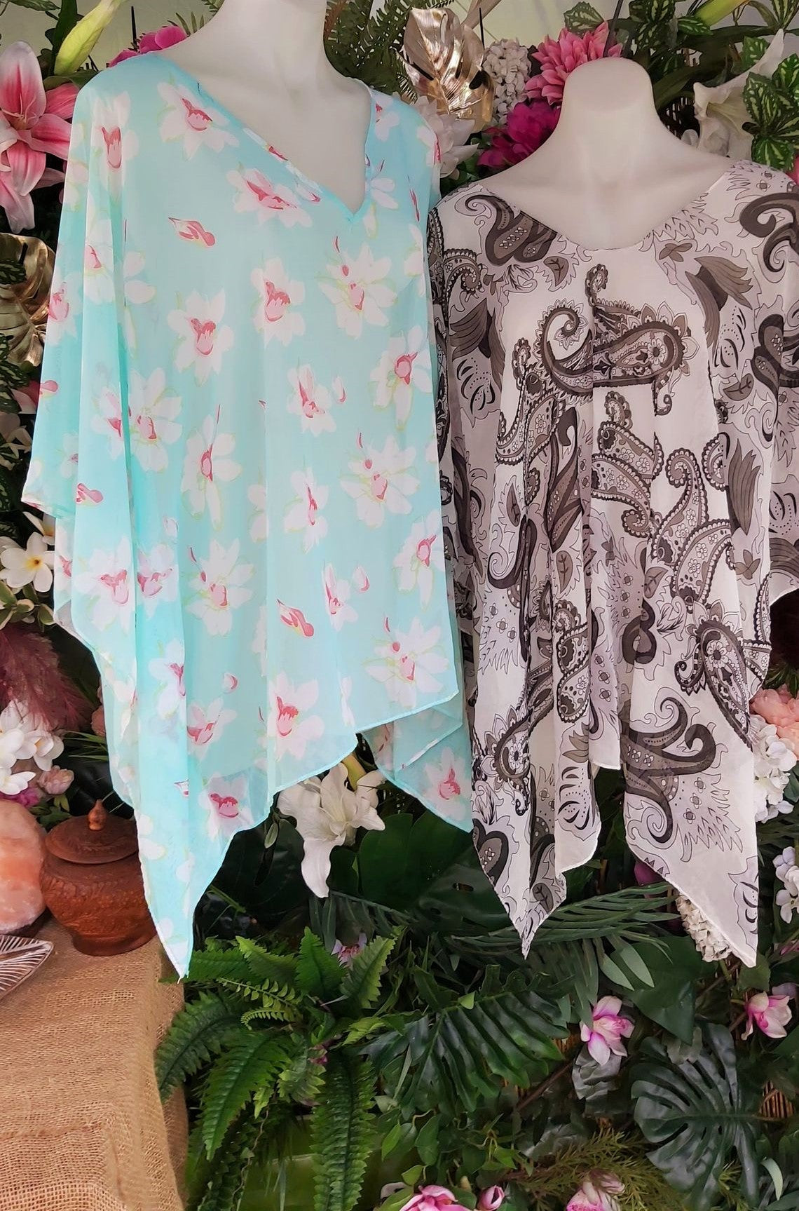 Oversized Relax Fit Beach Cover-Up Bohemian Kaftan 2 Pack Size 16-18