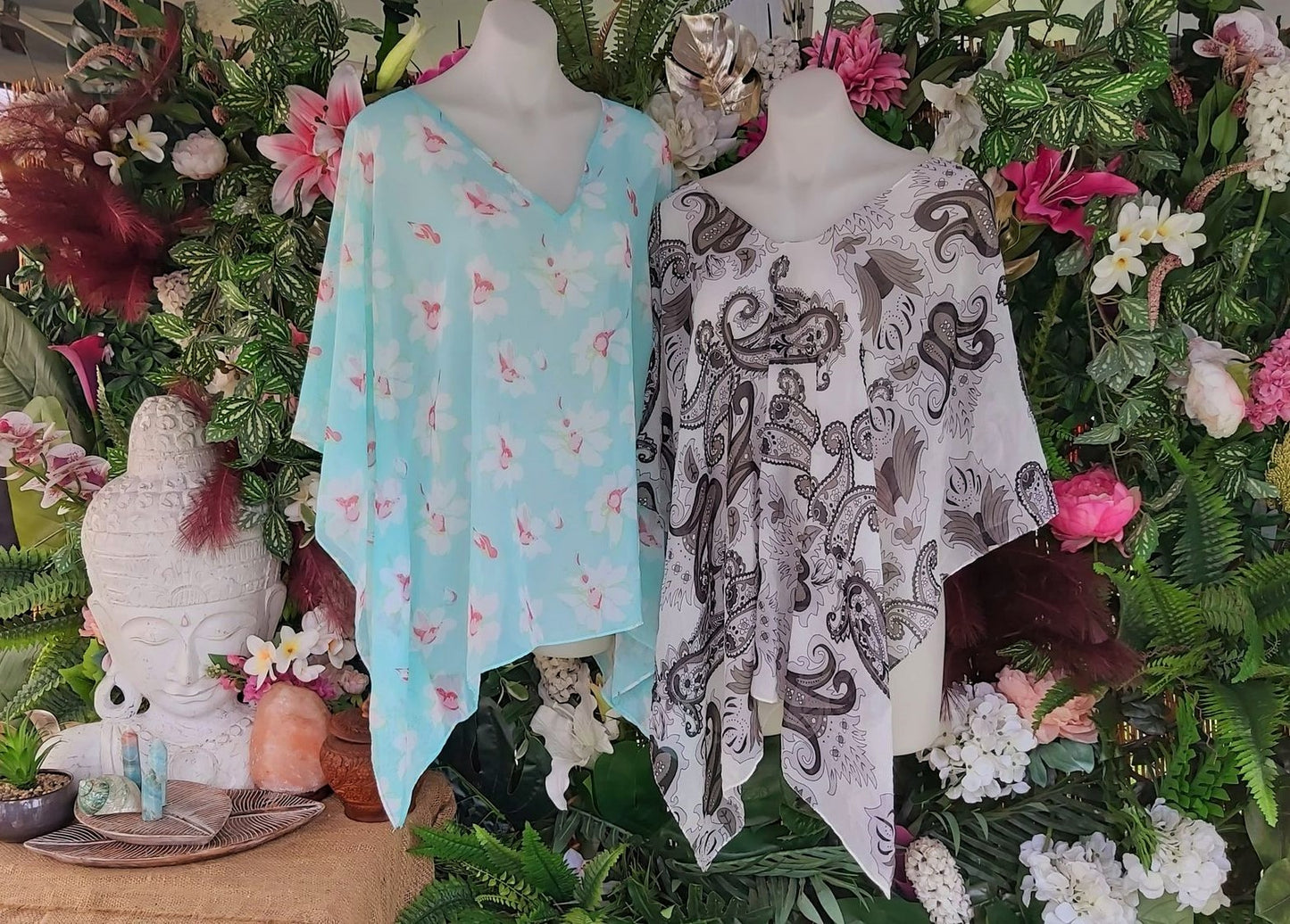 Oversized Relax Fit Beach Cover-Up Bohemian Kaftan 2 Pack Size 16-18