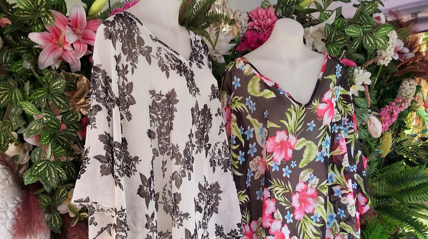 Oversized Relax Fit Beach Cover-Up Bohemian Kaftan 2 Pack Size 16-18