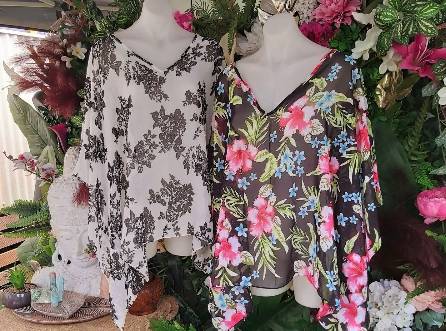 Oversized Relax Fit Beach Cover-Up Bohemian Kaftan 2 Pack Size 16-18