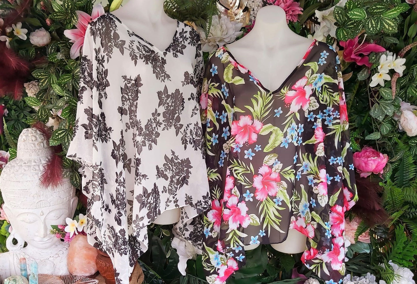 Oversized Relax Fit Beach Cover-Up Bohemian Kaftan 2 Pack Size 16-18