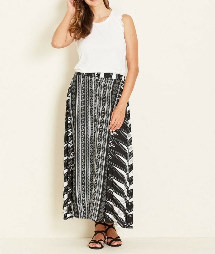 Crossroads Tribal Bohemian Maxi Skirt