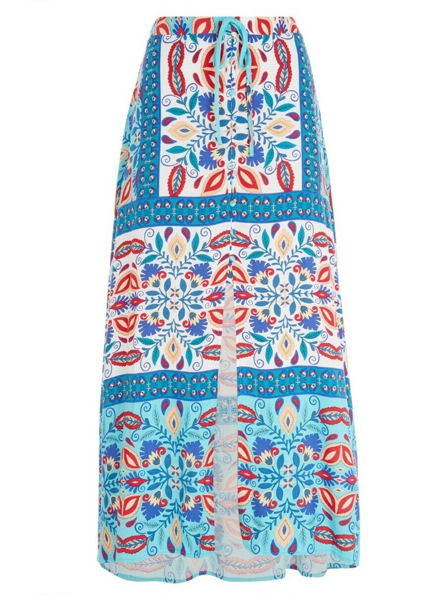 Crossroads Floral Bohemian Maxi Skirt