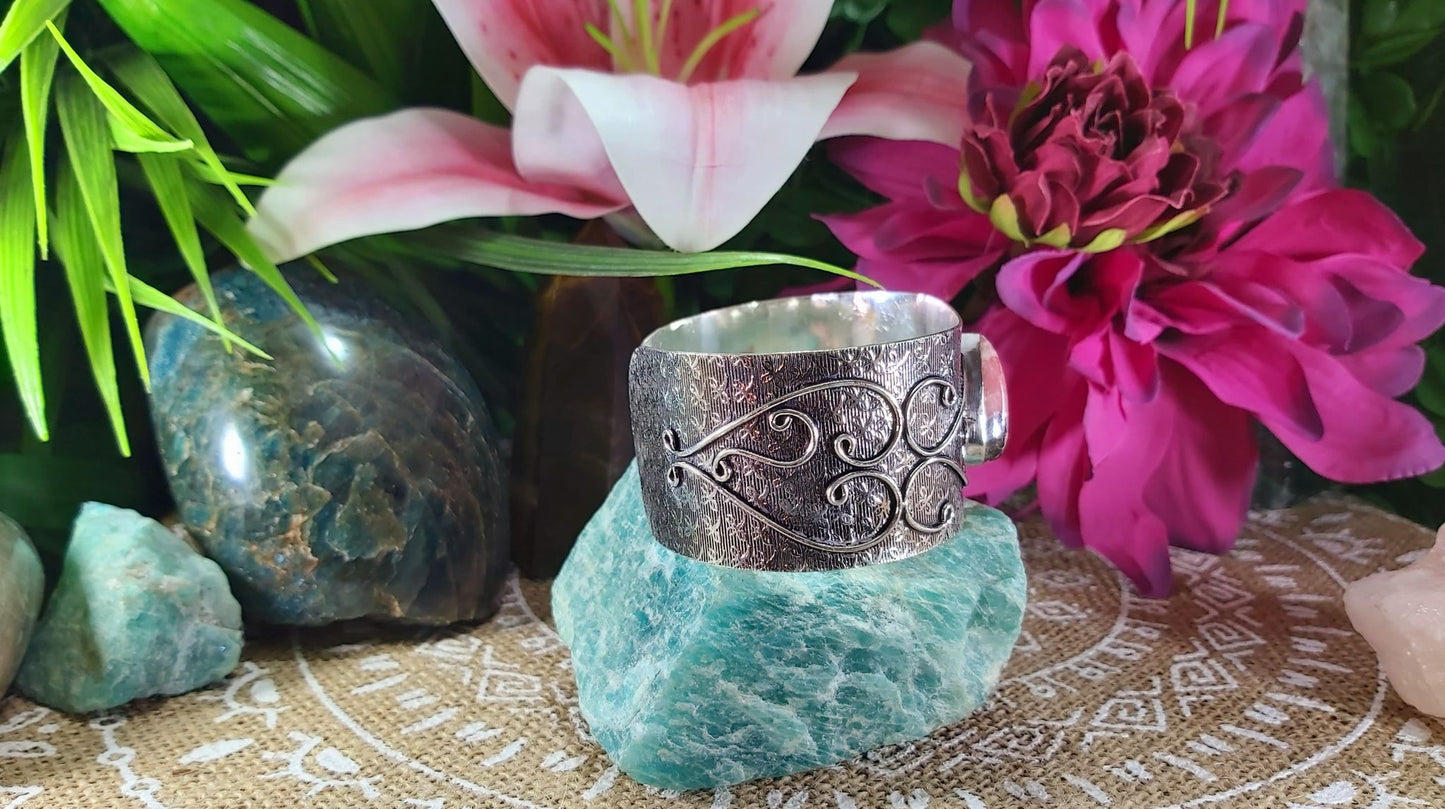 Rhodochrosite Inner Peace Bangle Bracelet (B110)