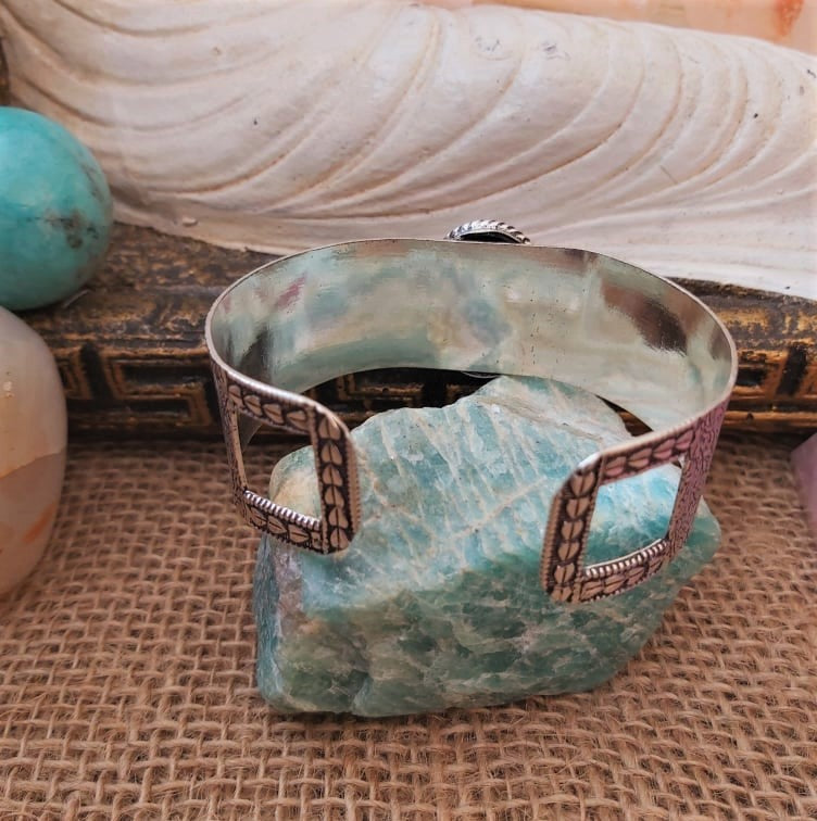 Lapis Lazuli Truth & Compassion Gemstone Bangle (B169)