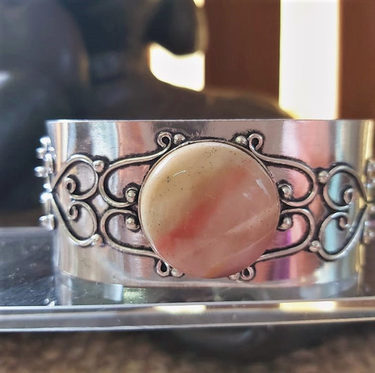 Mookaite Mother Earth Bangle Bracelet (B208)