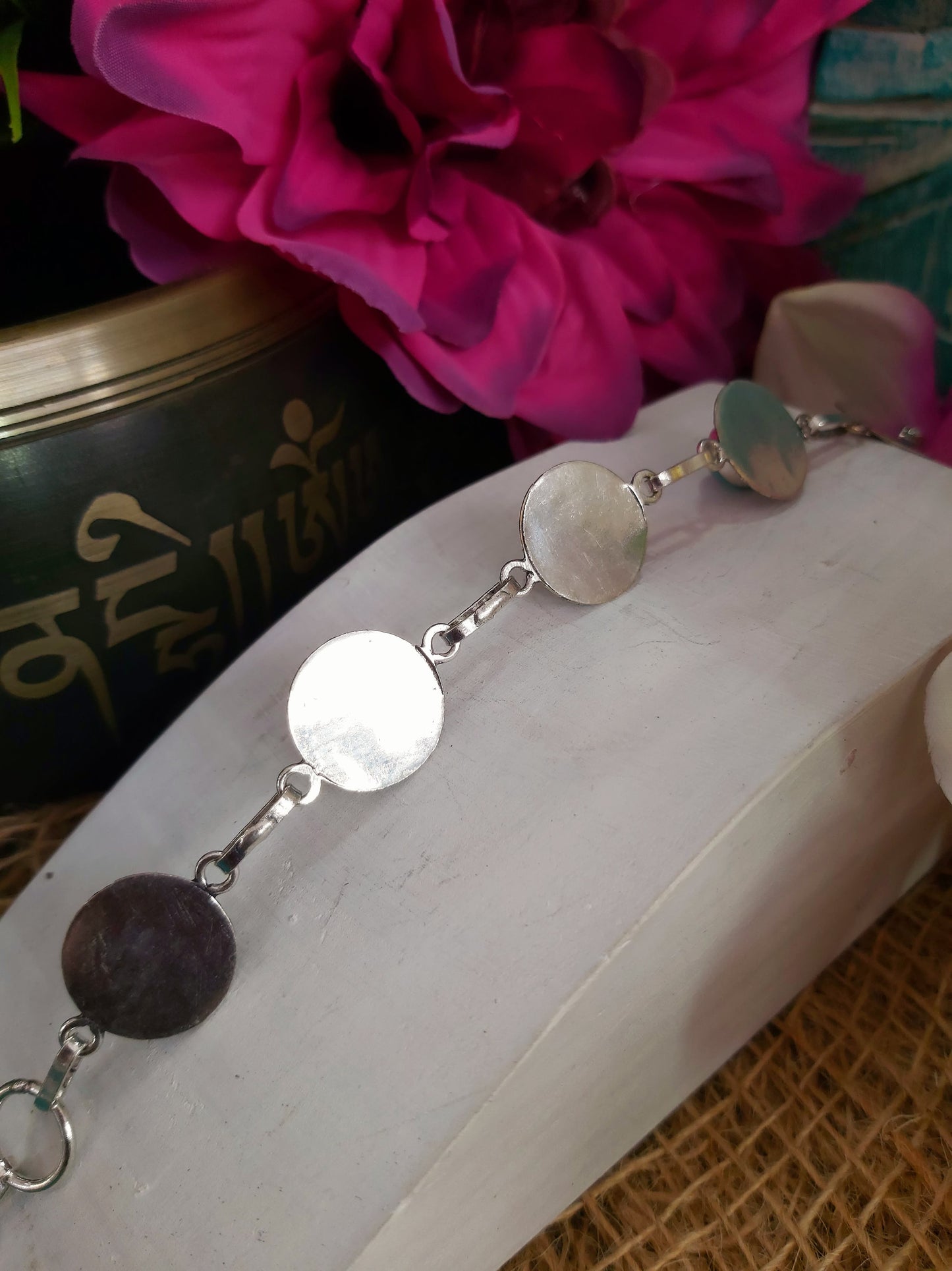 Amazonite Crystal Bracelet 20 cm (BRC30)