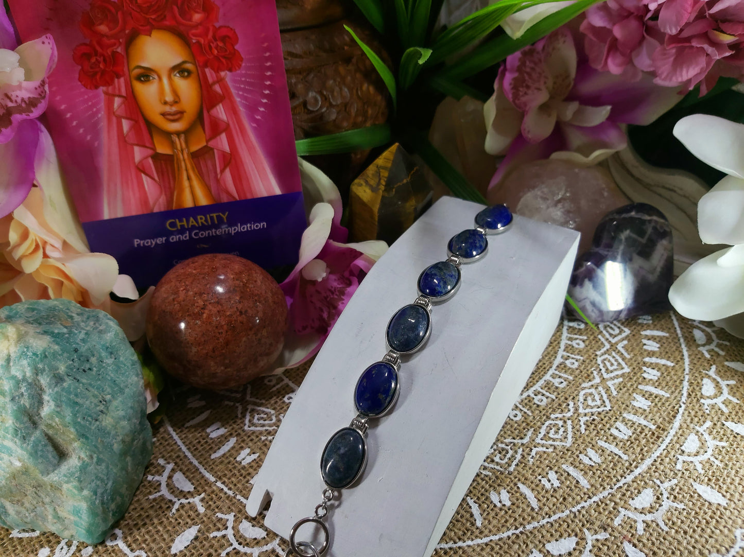 Lapis Lazuli Inner Vision Bracelet 18 cm (BRC50)