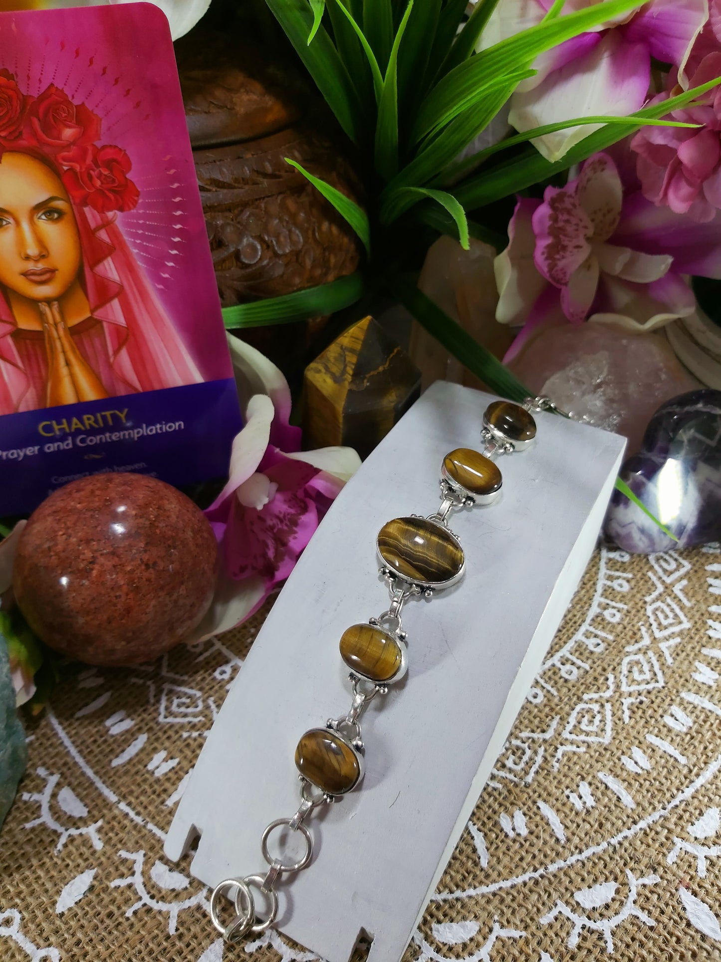 Tiger Eye Bracelet 17.5 cm (BRC55)