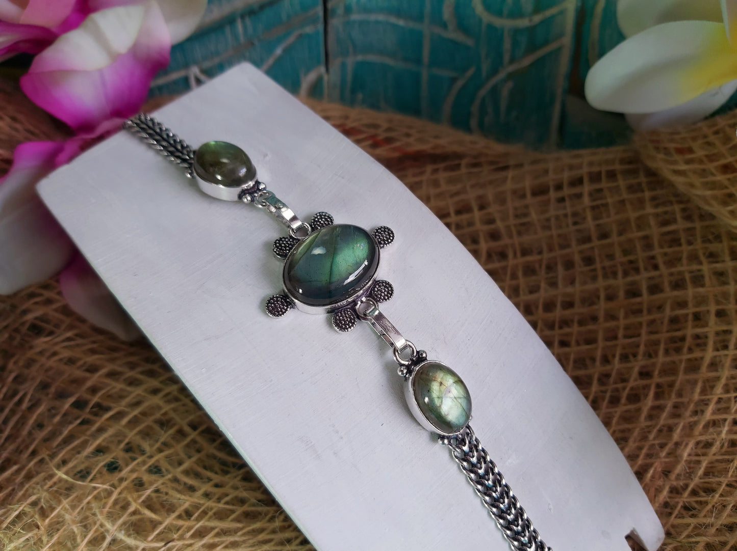 Labradorite Psychic Ability Bracelet 20 cm (BRC9)