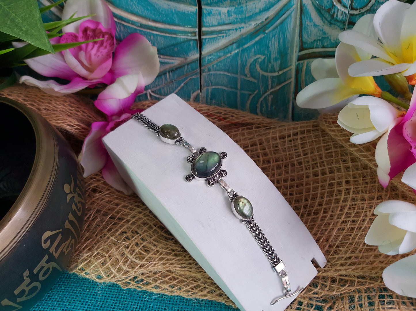 Labradorite Psychic Ability Bracelet 20 cm (BRC9)