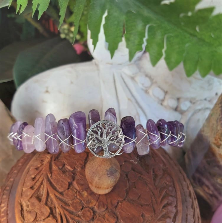 Amethyst Gemstone Crown Tiara Baroque Handmade (CR11)