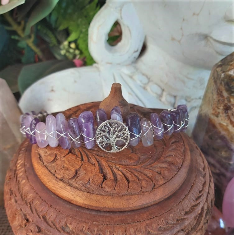 Amethyst Gemstone Crown Tiara Baroque Handmade (CR11)