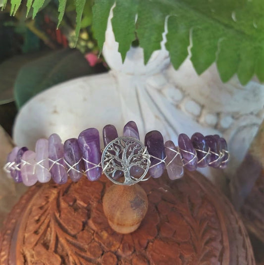 Amethyst Gemstone Crown Tiara Baroque Handmade (CR11)