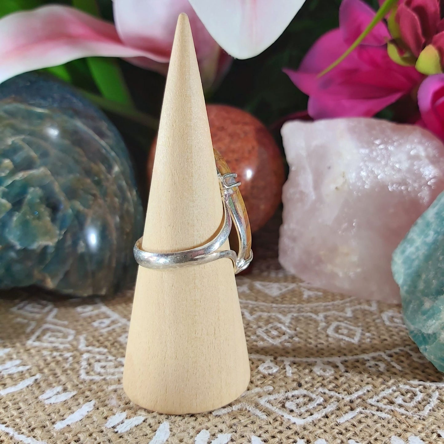 Jasper Supreme Nurturer Ring Size US 10 (E1108)