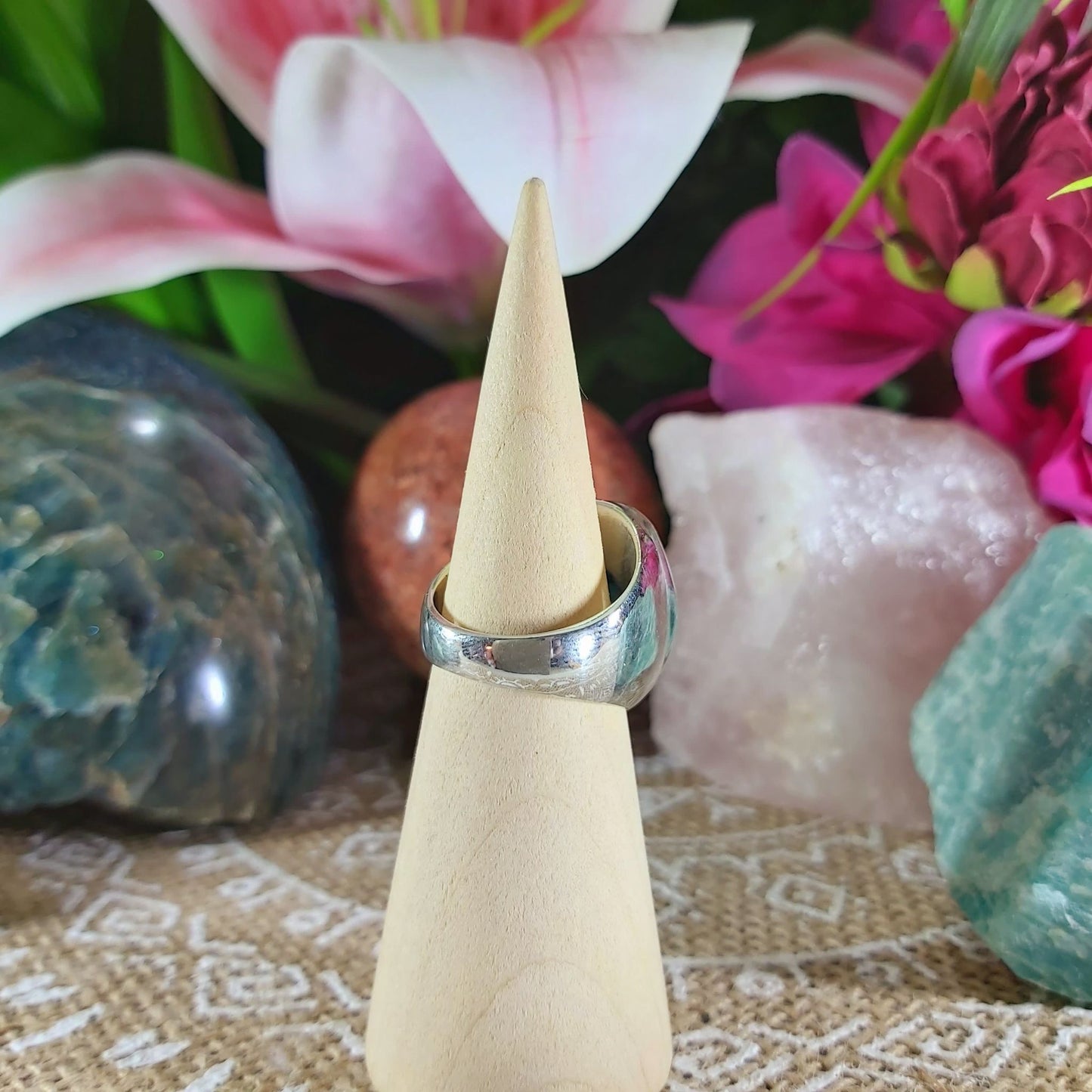 Turquoise Acceptance Gemstone Ring Size US 7 (E1110)