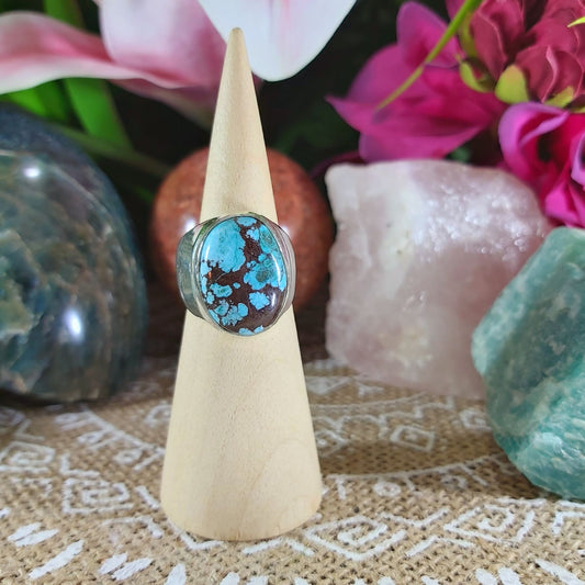 Turquoise Acceptance Gemstone Ring Size US 6 (E1114)