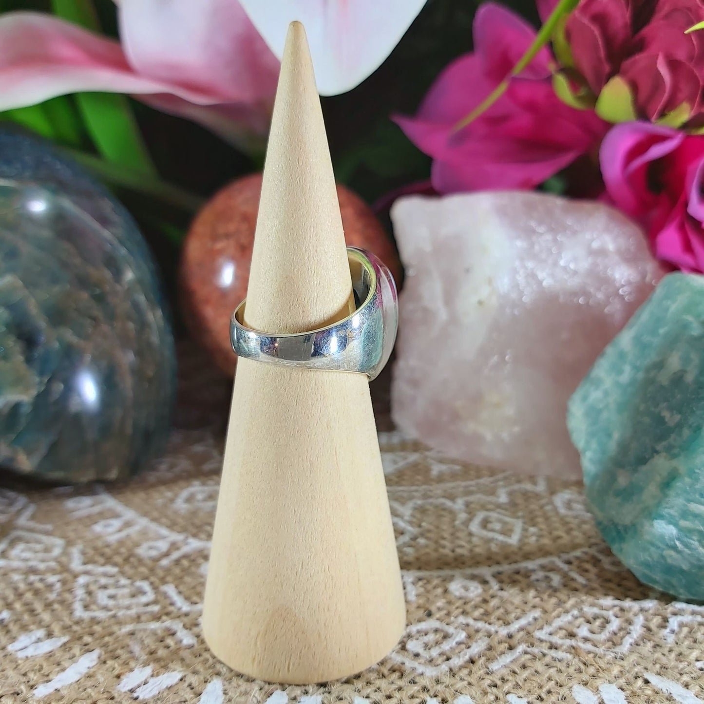 Turquoise Acceptance Gemstone Ring Size US 6 (E1114)