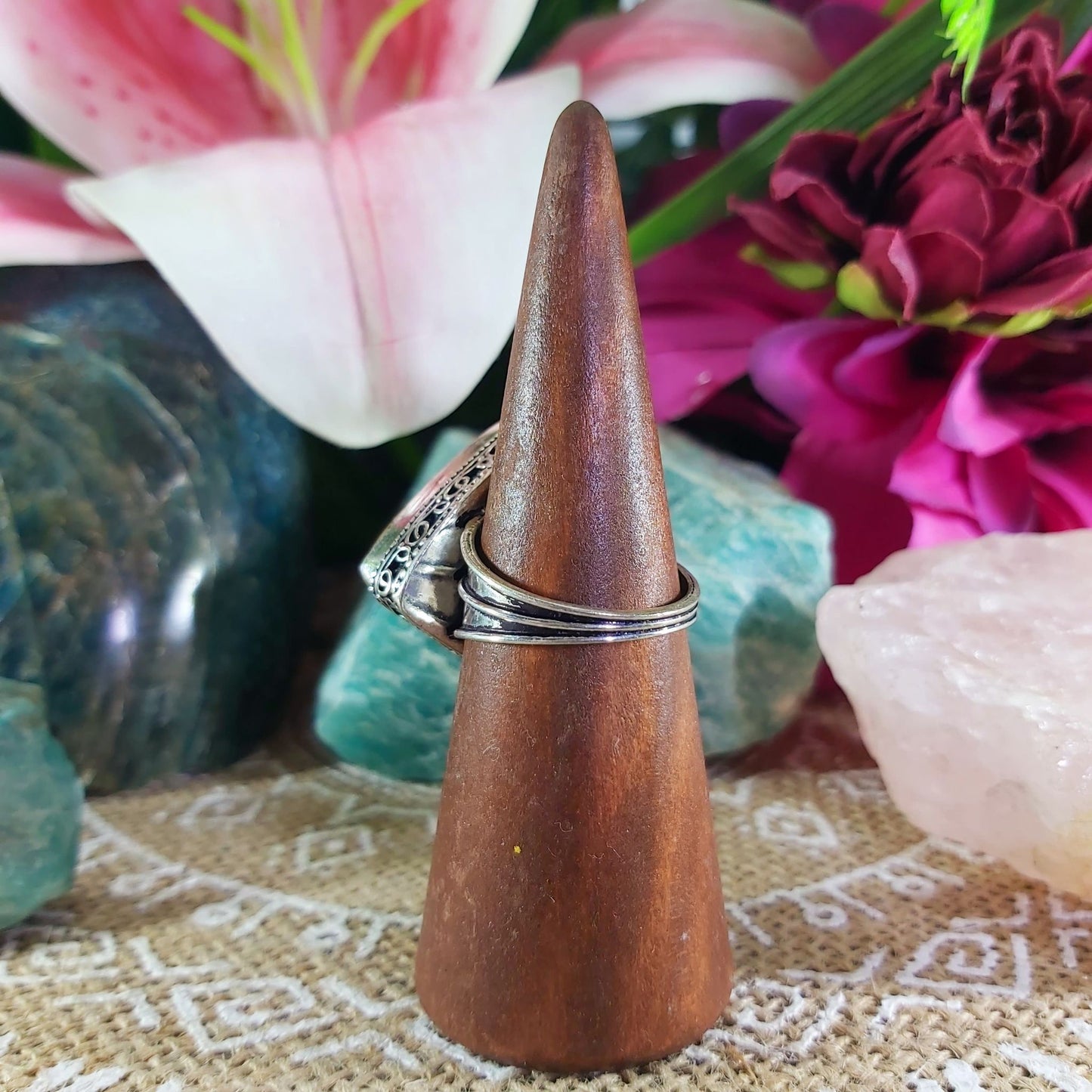 Agate Physical Well Being & Balance Ring US 9.5 (E1260)