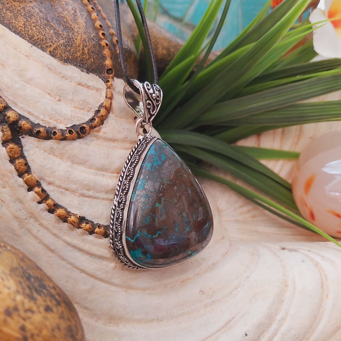 Turquoise Acceptance & Forgiveness Pendant (E1472)