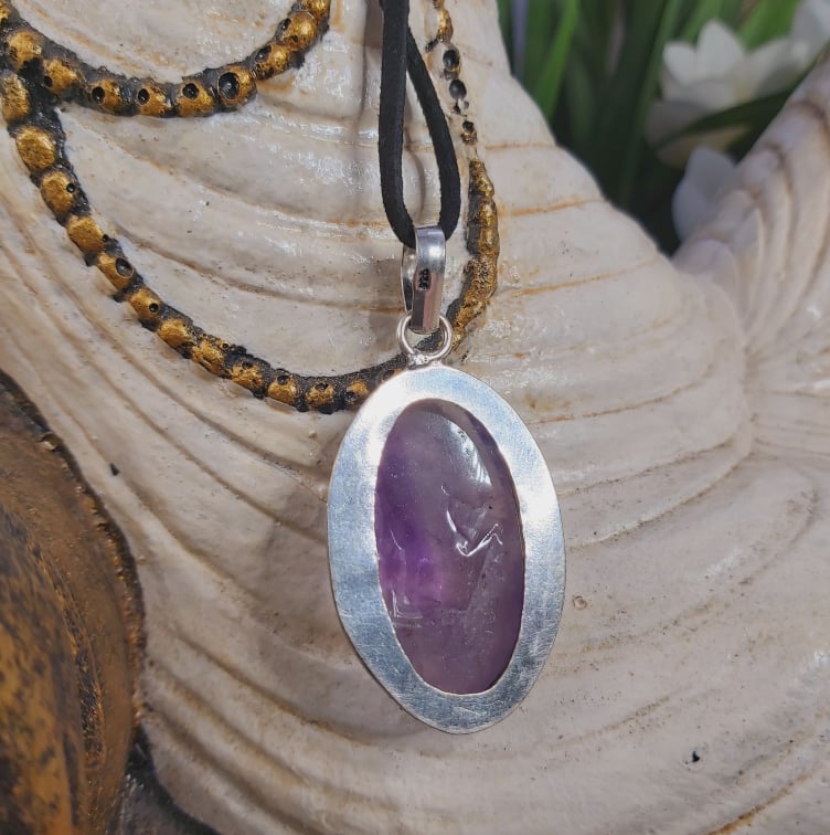Amethyst Protection Pendant (E1668)