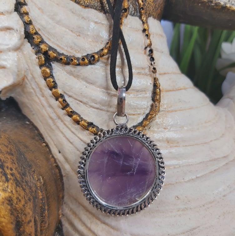 Amethyst Gemstone Pendant (E1672)