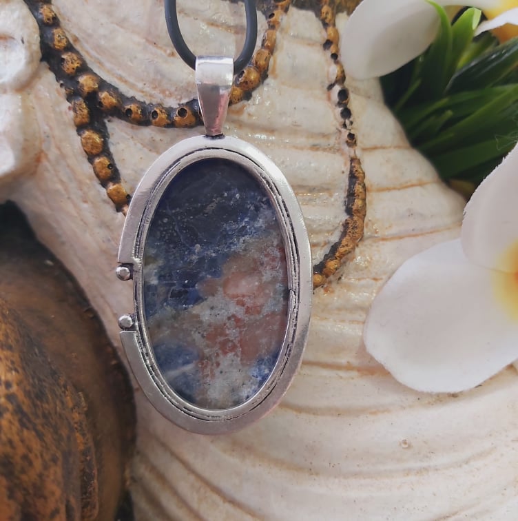 Sodalite Self-Acceptance Pendant (E1802)