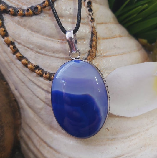 Agate Protection Gemstone Pendant (E1830)