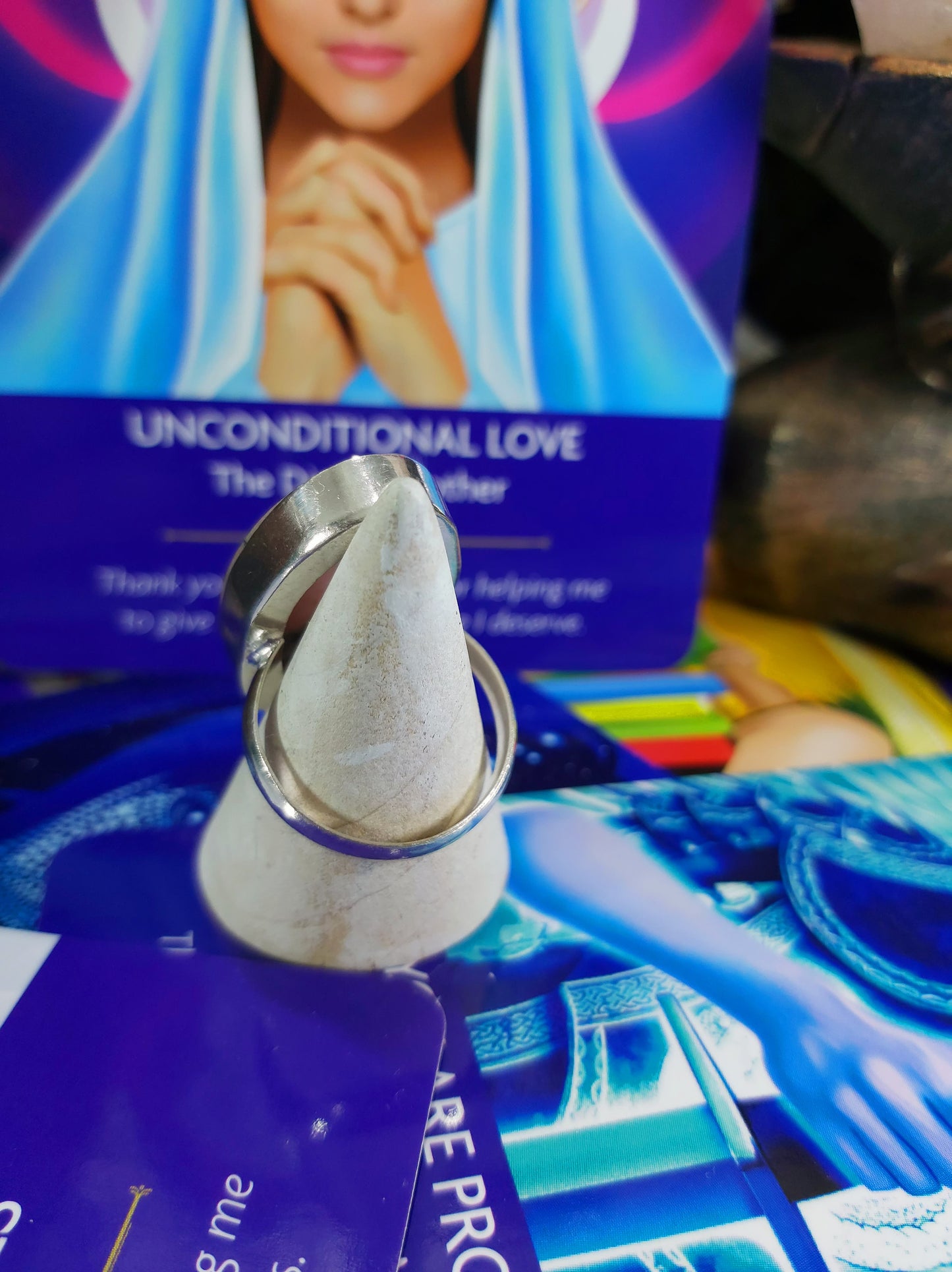 Rhodonite Self-Worth Ring Size US 9 (E186)