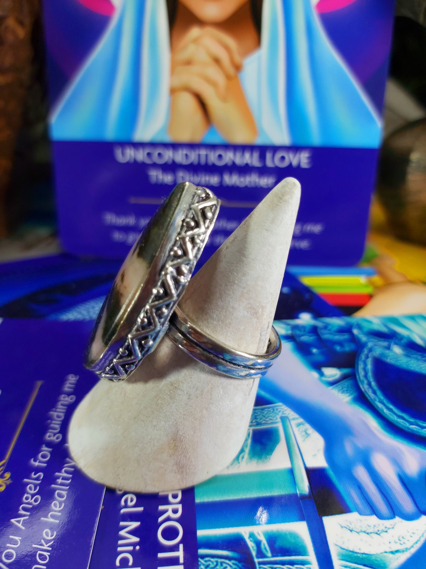 Rhodonite Self-Worth Ring Size US 8 (E190)