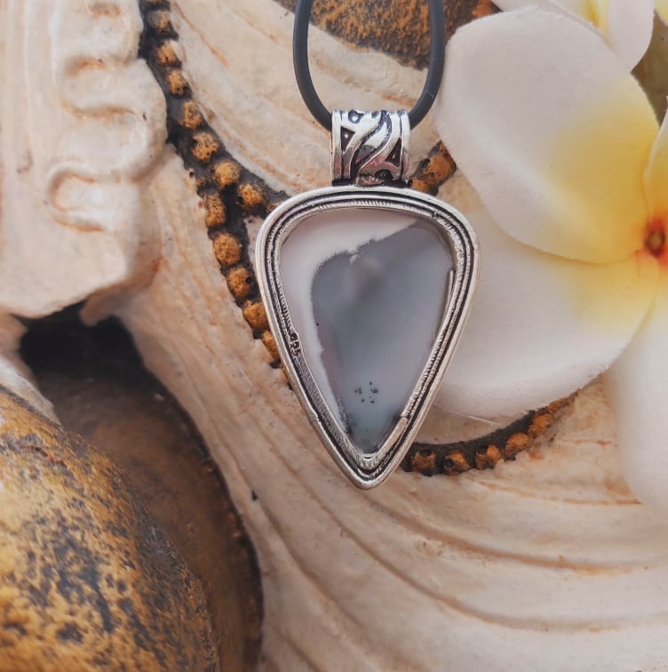 Dendritic Opal Acceptance Pendant (E2003)