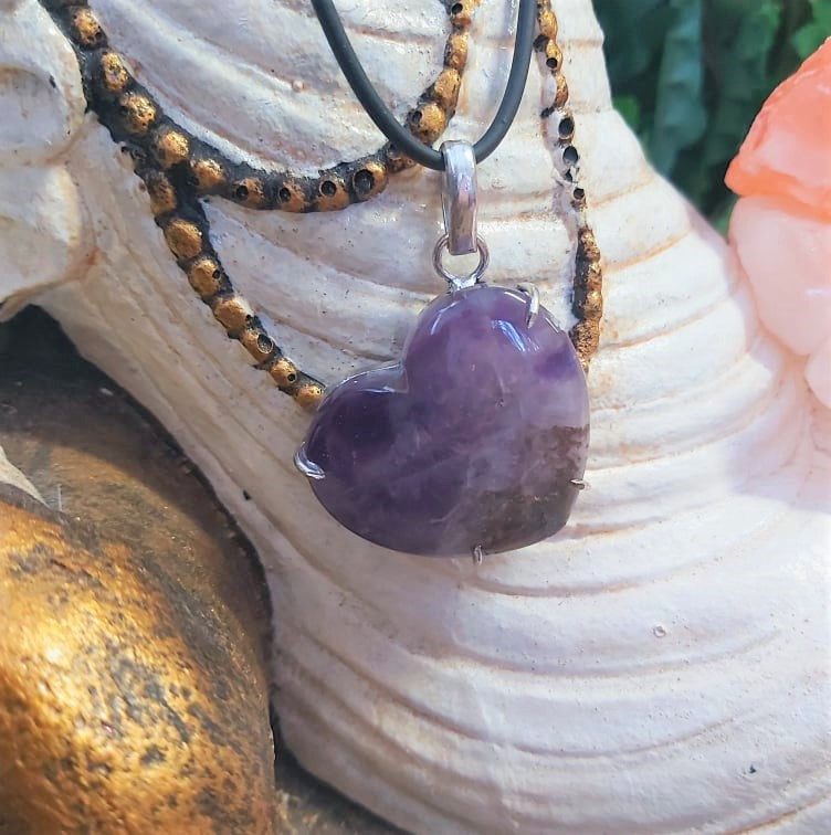 Amethyst Lace Protection Pendant (E2279)