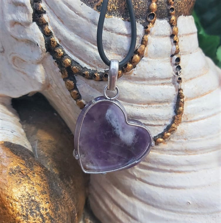 Amethyst Lace Protection Pendant (E2279)