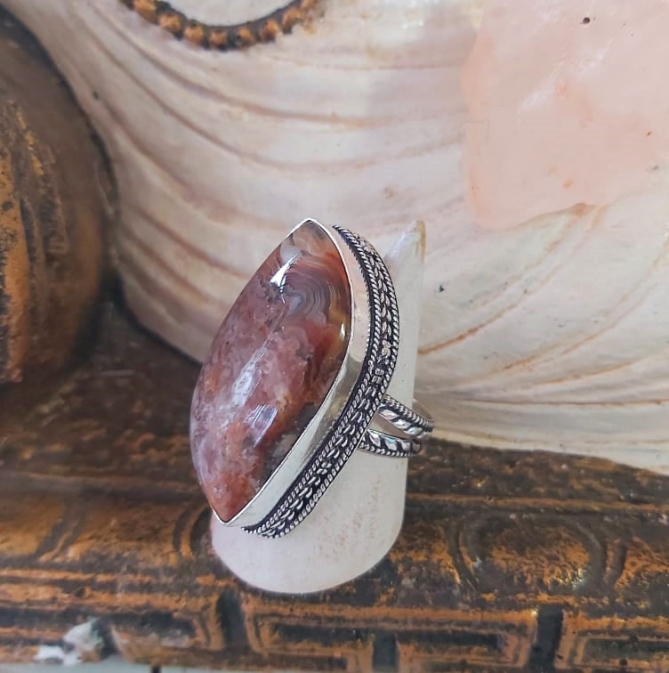 Jasper Supreme Nurturer Ring Size US 10 (E2461)