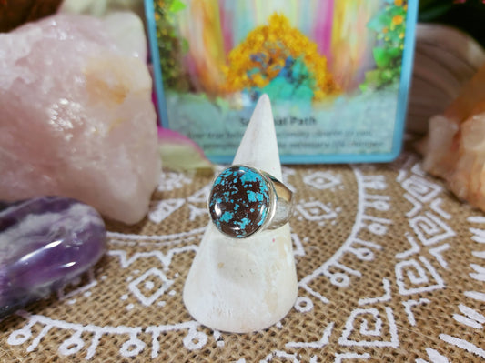 Turquoise Acceptance Ring Size US 8 (E315)