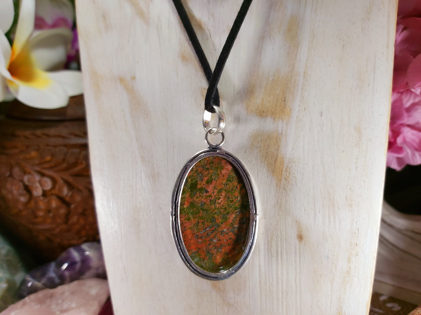 Unakite Emotional Release Pendant (E405)