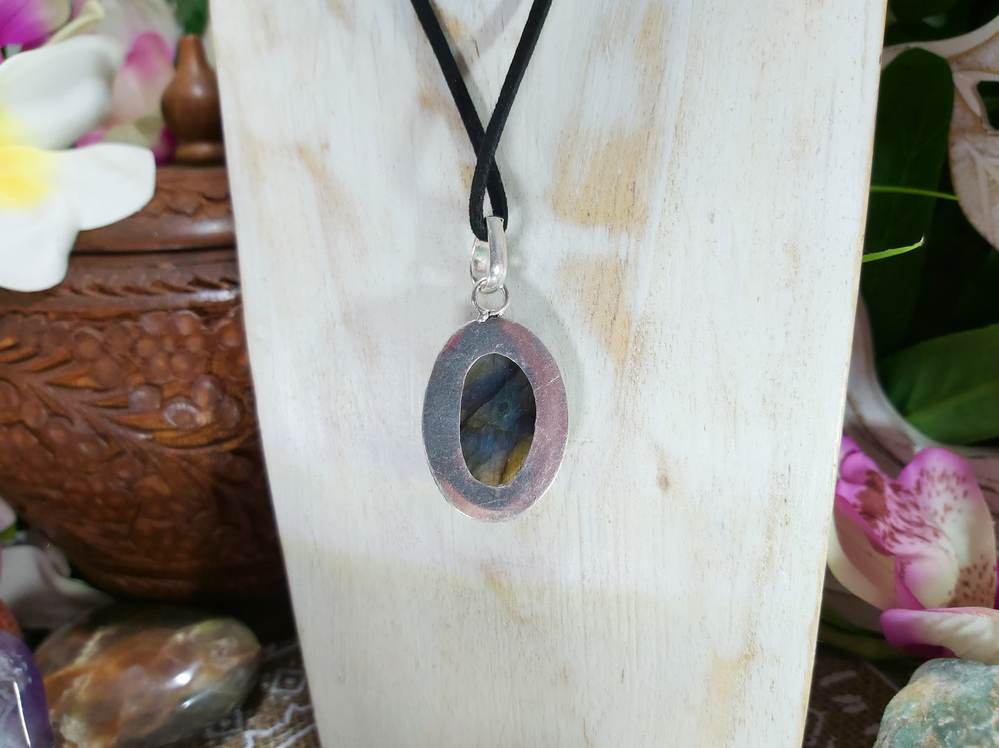 Labradorite Psychic Protection Pendant (E553)