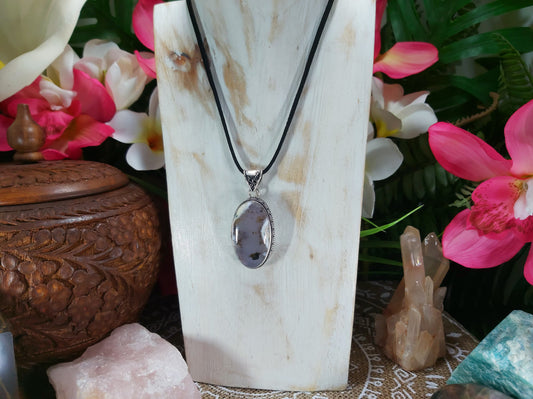 Dendritic Opal Hope Pendant (E657)