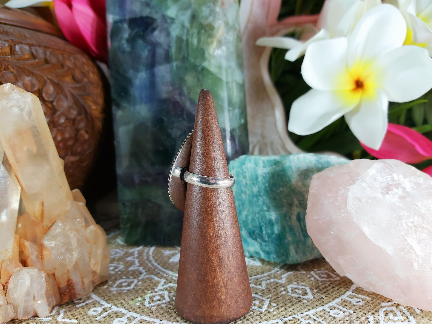 Lapis Lazuli Self Expression Ring Size US 6 (E704)