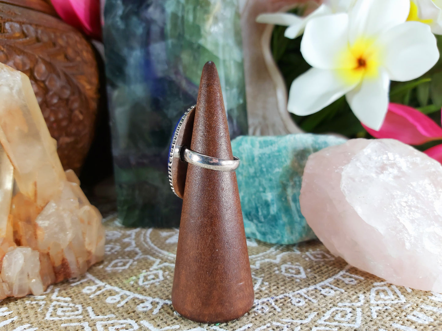 Lapis Lazuli Self Expression Ring Size US 6 (E705)