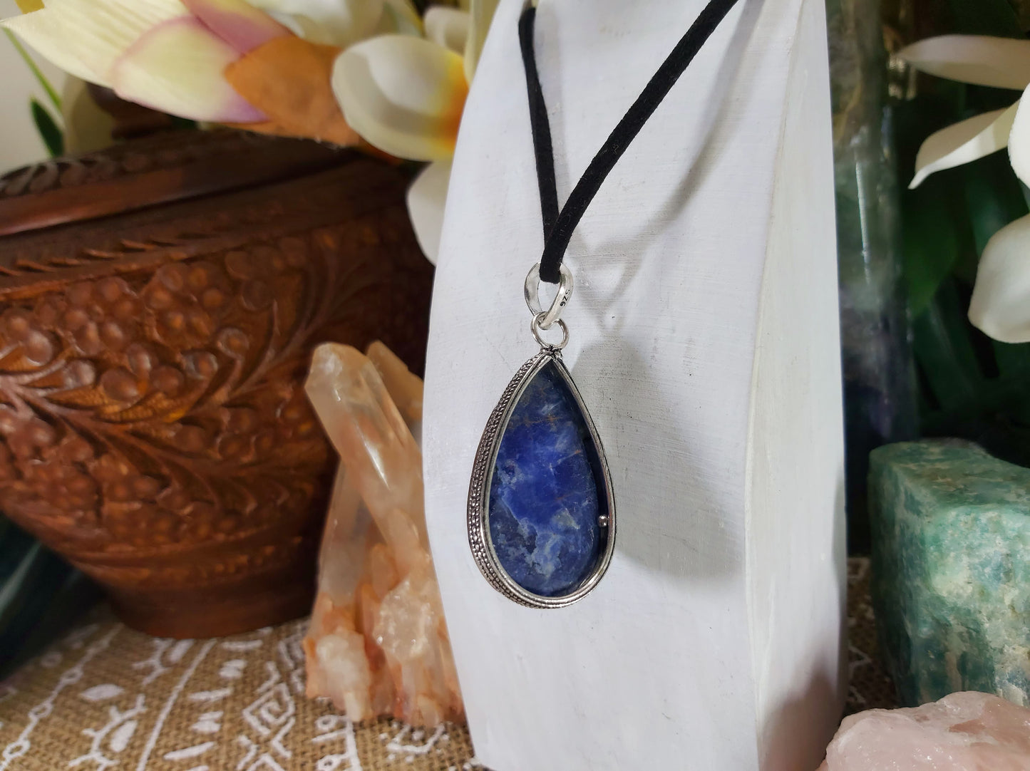 Sodalite Self-Acceptance Pendant (E808)