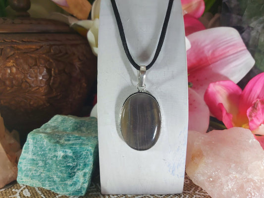 Fluorite Spiritual Growth & Grounding Pendant (E875)