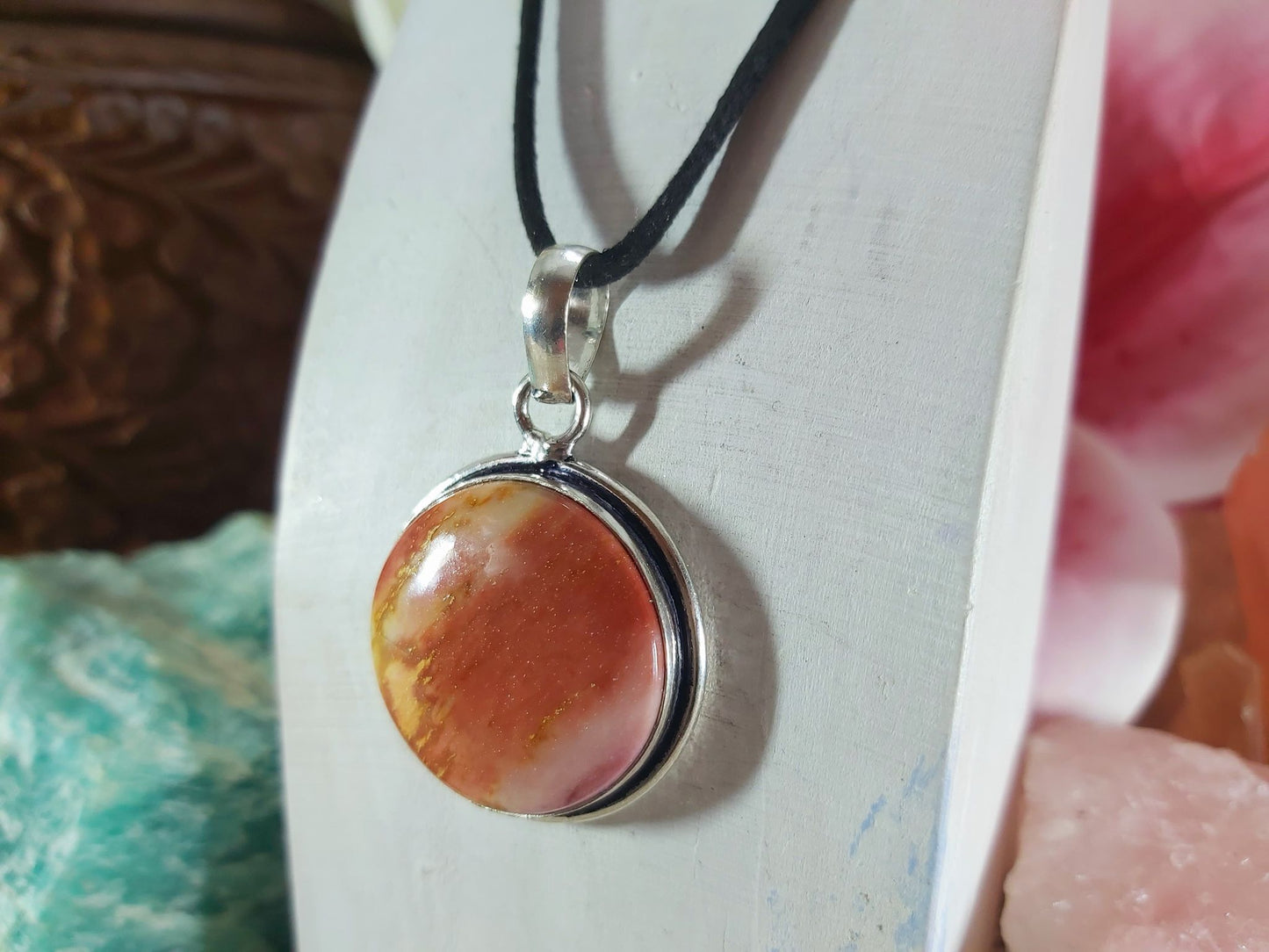 Mookaite Decision Making Pendant (E879)