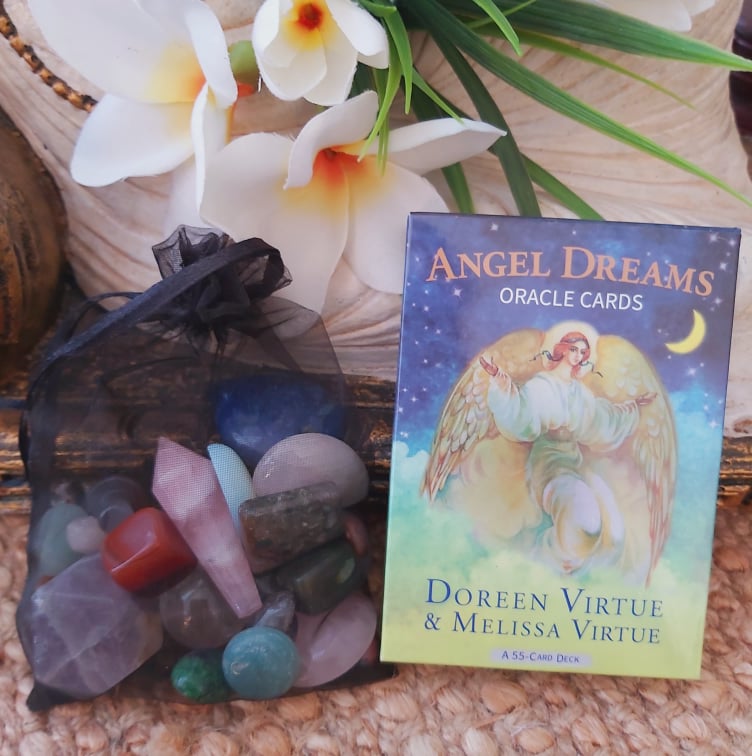 23 Gemstone Pack with FREE Mini Tarot/Oracle Deck (FT26)