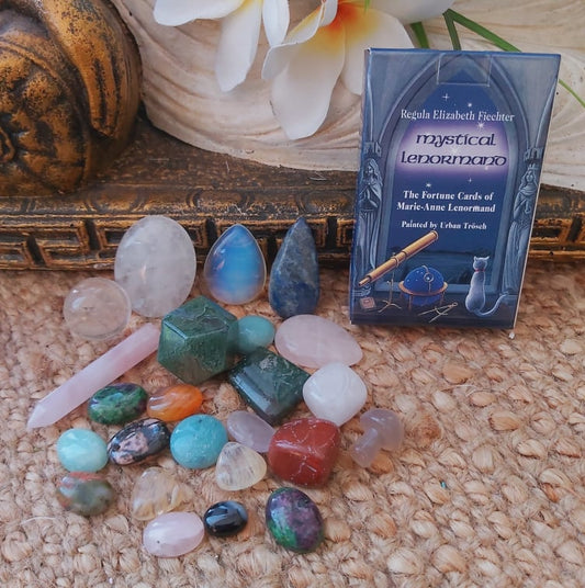 22 Gemstone Pack with FREE Mini Tarot Deck (FT30)