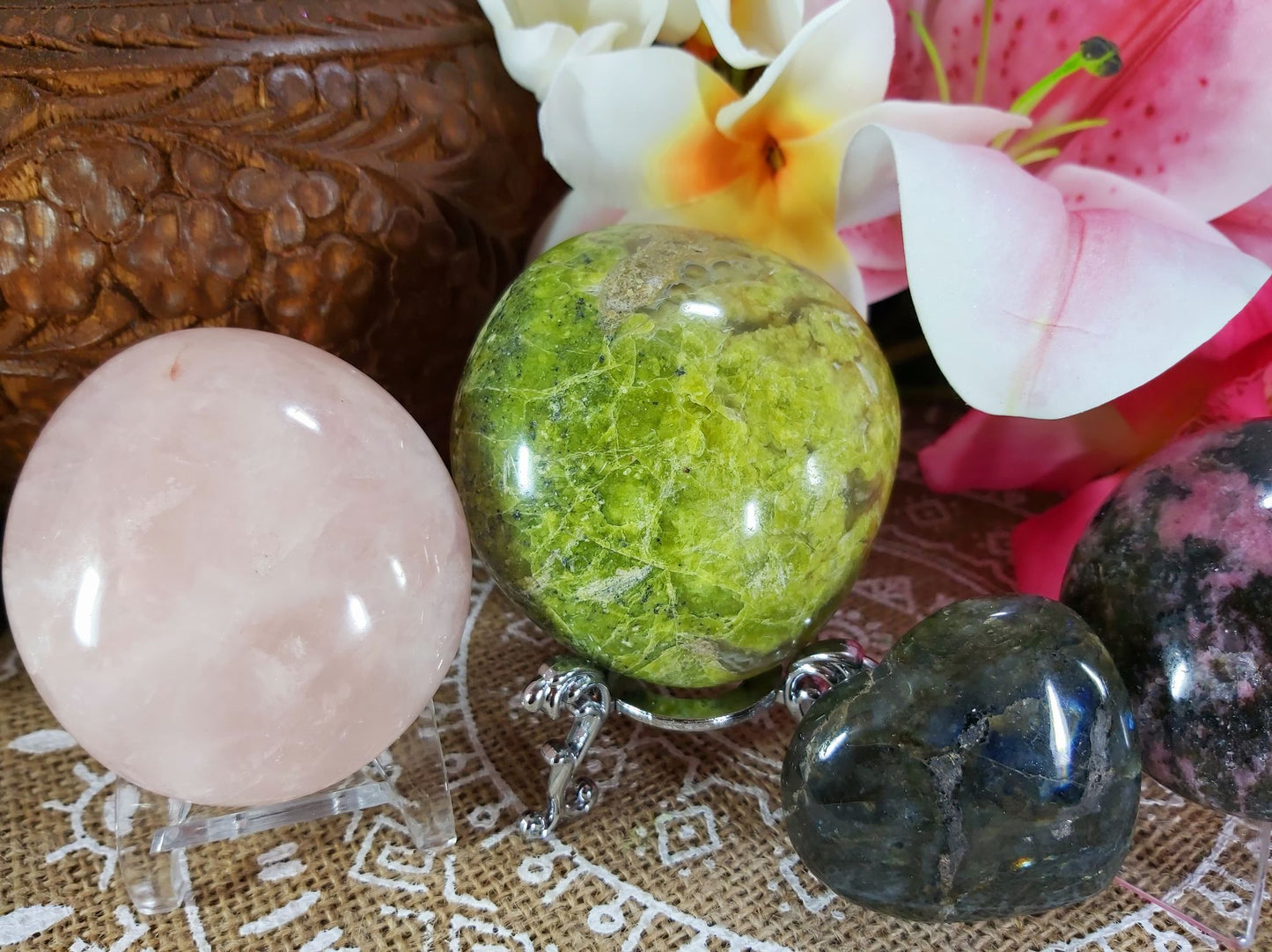 Third Eye & Heart Chakra Crystal Pack Of 4 (#3)