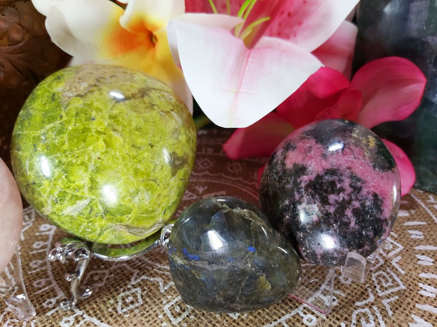 Third Eye & Heart Chakra Crystal Pack Of 4 (#3)